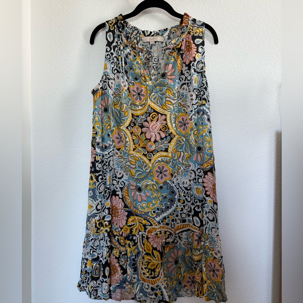 LOFT Paisley Tunic Dress